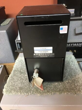 Permavault, cash drop, under the counter safe, business safe, key operated