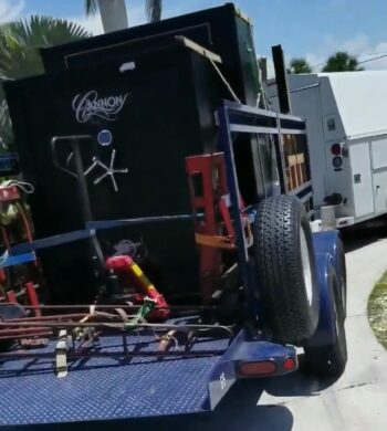 Moving 3 Large Safes On A Trailer In One Load