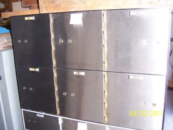 Used Safe Deposit Box Cluster