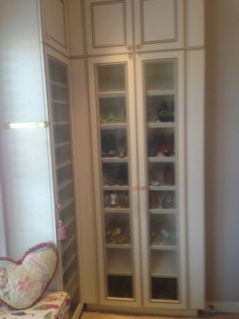 Shoe Cabinet with Safe Concealed behind it