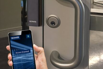 ISonas Access Control With Mobile Phone.